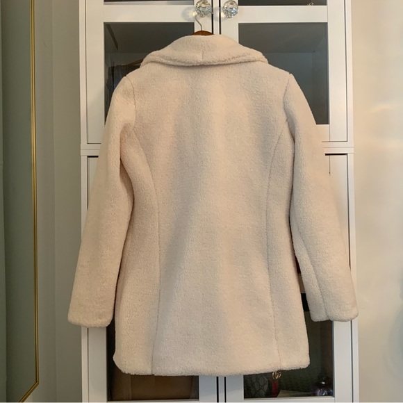 Dynamite Teddy Sherpa Coat Jacket Size XS - Picture 4 of 8